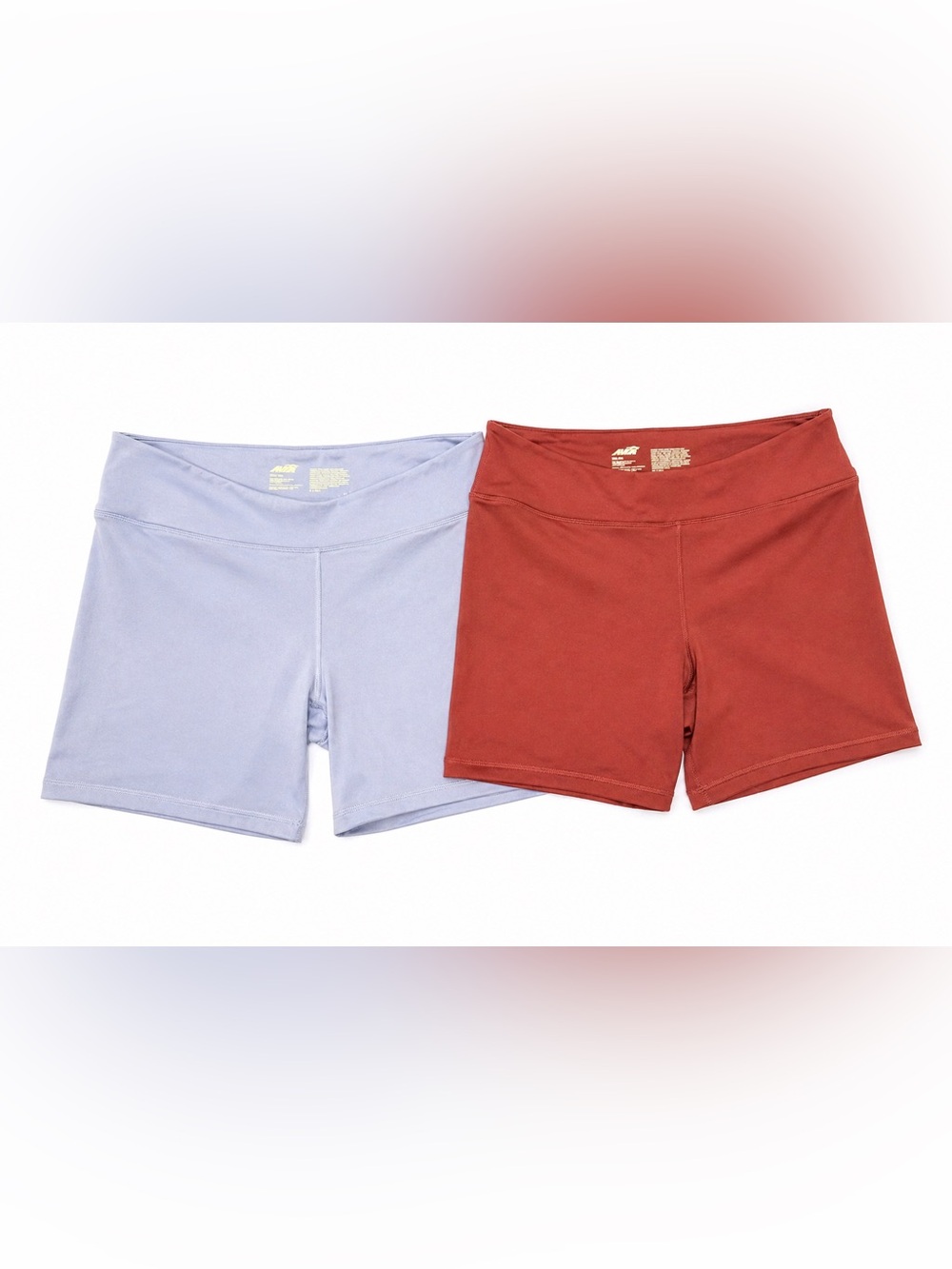 Nike Athletic Biker Shorts Bundle 2 Pair Purple Red High Rise Women’s Size XXL